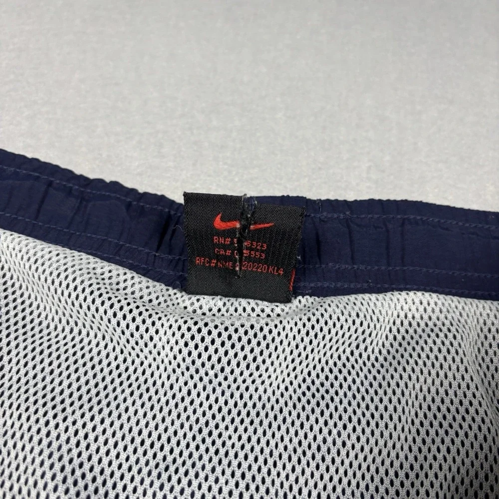 Vintage Nike Black Tag Red White Blue Shorts Swim Trunks Mesh Lined Men's Size S